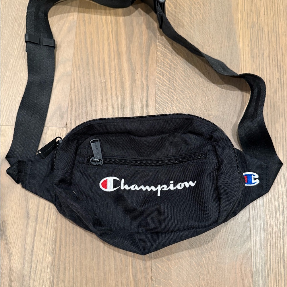 Champion Black Belt Bag with Logo